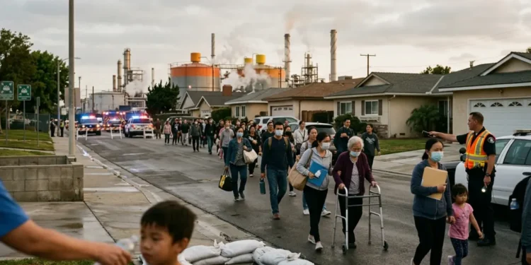 California chemical leak Garden Grove 2026